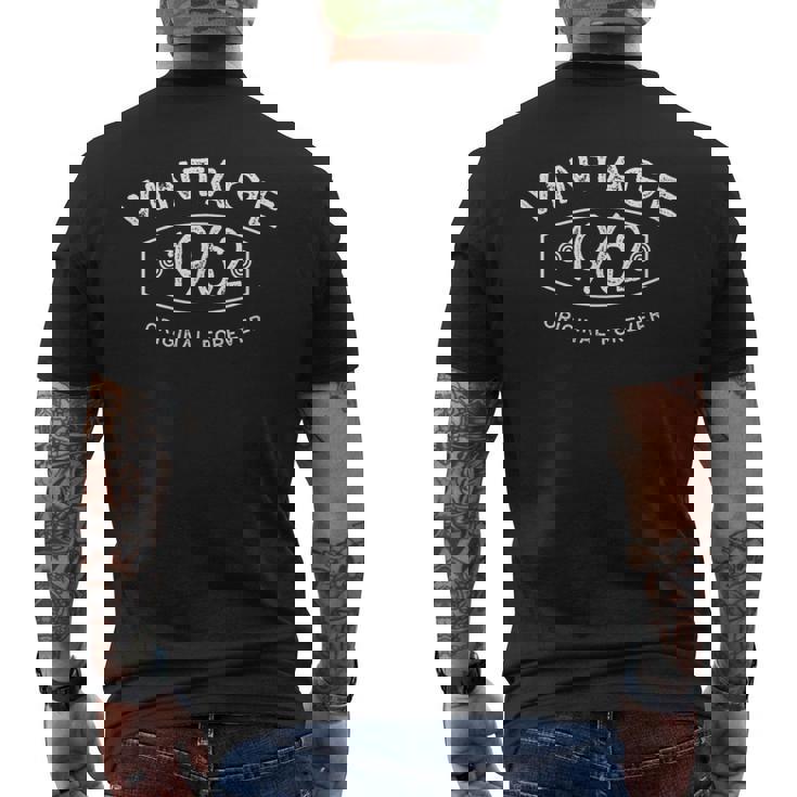 60歳 誕生日 1962 オリジナルヴィンテージ 1962 メンズTシャツ バックプリント