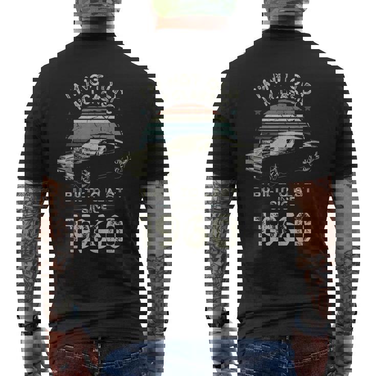 66歳の誕生日 1960年クラシックカー メンズTシャツ バックプリント