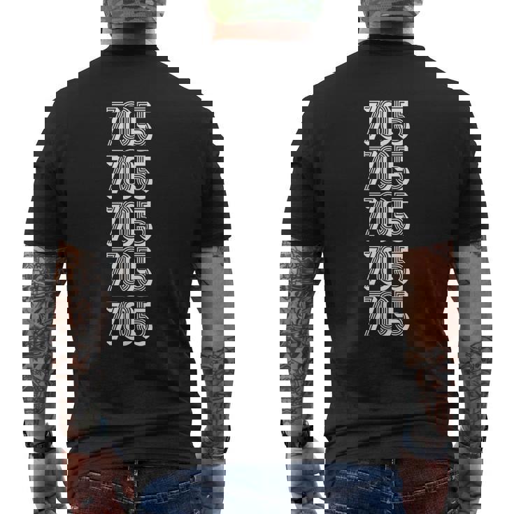 705 市外局番オーガスタ Ga メンズTシャツ バックプリント