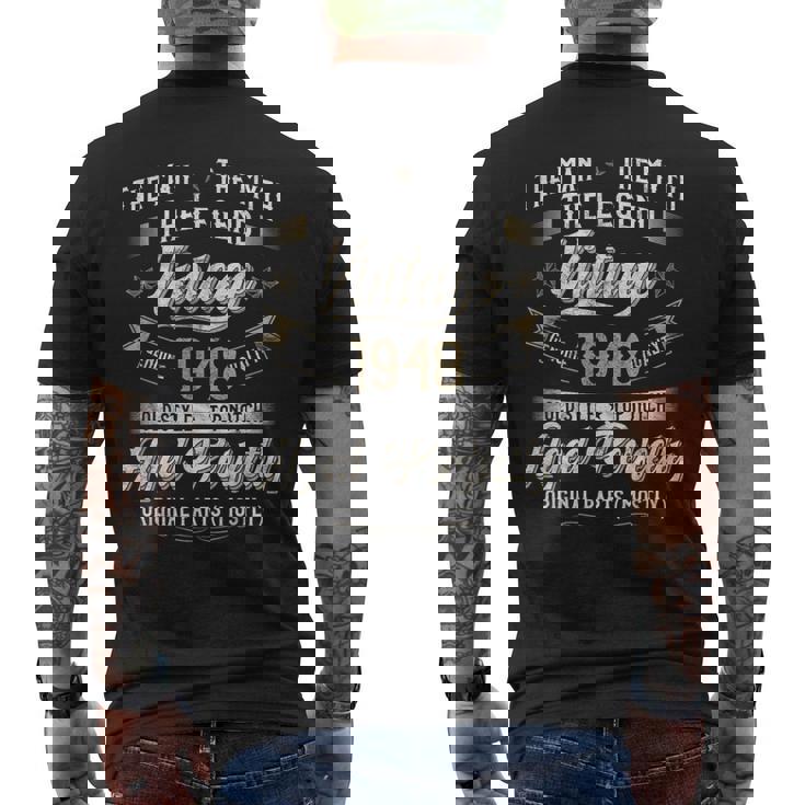 78 歳の誕生日プレゼント ヴィンテージ 1948 男性 面白い 78 歳 1948 メンズTシャツ バックプリント