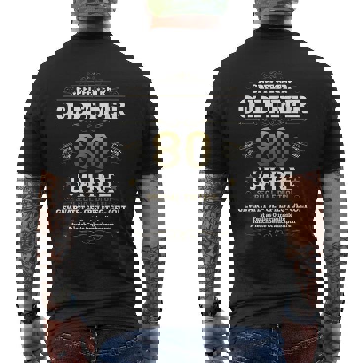 80 歳の誕生日 男性 オールドタイマー ヴィンテージ 1946 面白い メンズTシャツ バックプリント