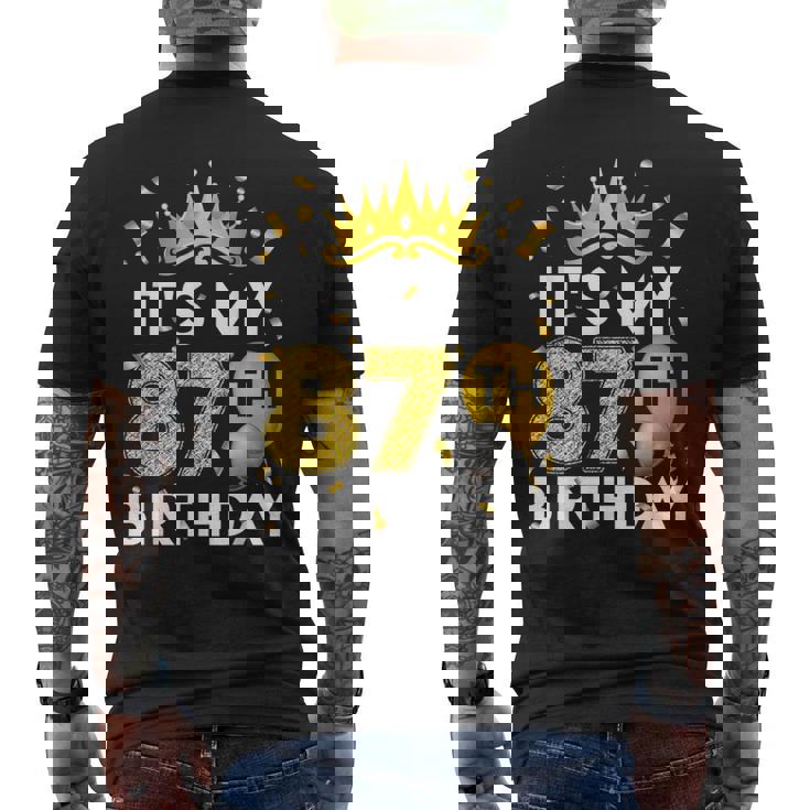 87歳の誕生日プレゼント 87歳の誕生日 87歳の誕生日 メンズTシャツ バックプリント