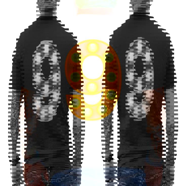 9周年記念 9回目 結婚9周年記念 メンズTシャツ バックプリント