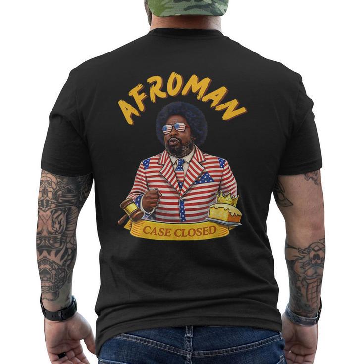 Afroman Case Closed Men's T-shirt Back Print