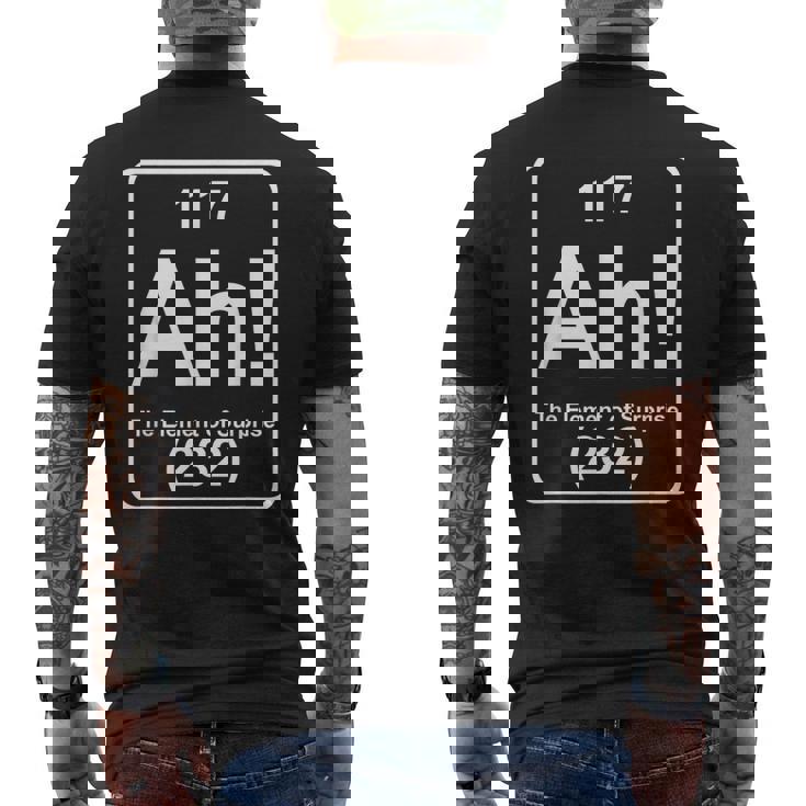 Ah The Element Ofurprise Tableau Périodique De Chimie Drôle T-shirt imprimé au dos