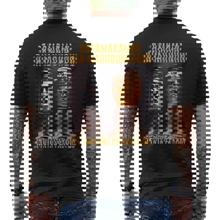 Ai Generate Meme イタリアン ブレイン ガラマラマン マドゥドゥングダン メンズTシャツ バックプリント