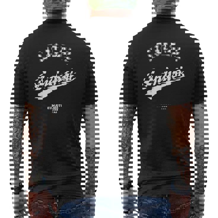 Amakusa Local 天草ローカル 故郷 メンズTシャツ バックプリント