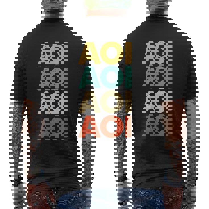 Aoi 葵 メンズTシャツ バックプリント