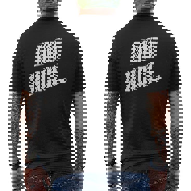 Awwhucksトウモロコシ好き 面白いことわざグラフィック メンズTシャツ バックプリント