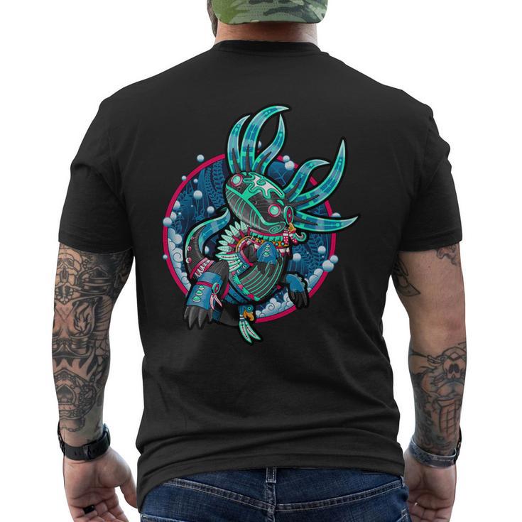Axolotl Pastel Cute Axolotl Diseño Gráfico Camiseta Hombre Estampado Espalda