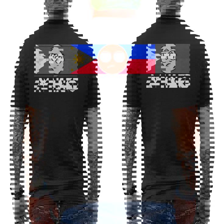 Ay Nako Pinoy Pride Filipino Philippines シャツ メンズTシャツ バックプリント