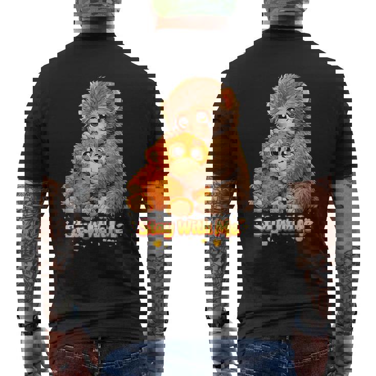 Baby Monkey Named Punchtay With Me パンチ メンズ レディース キッズ 男の子 メンズTシャツ バックプリント