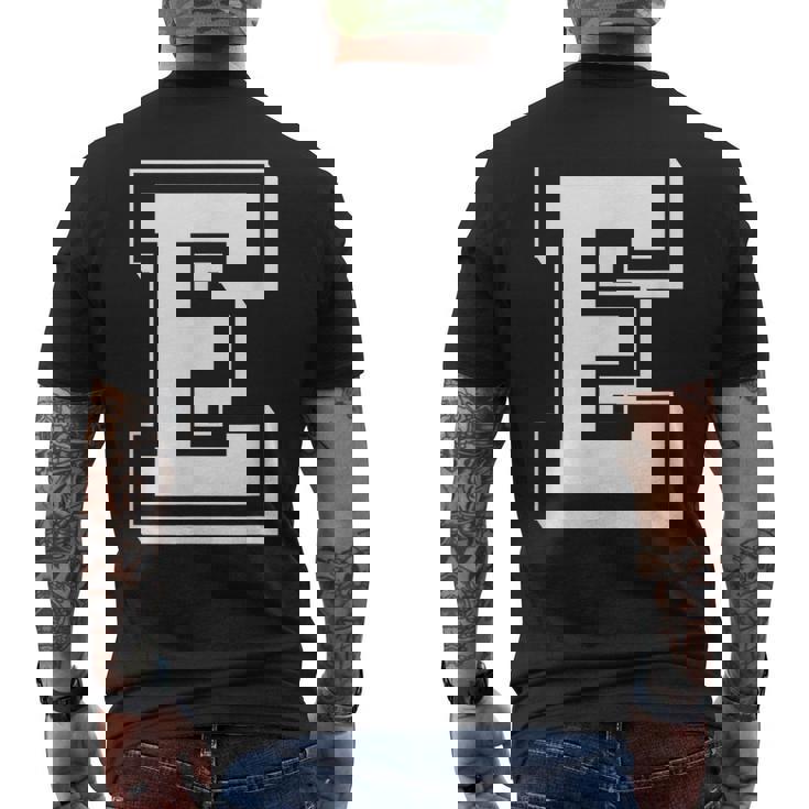 Best Friendshipseven Letters E From Friends メンズTシャツ バックプリント