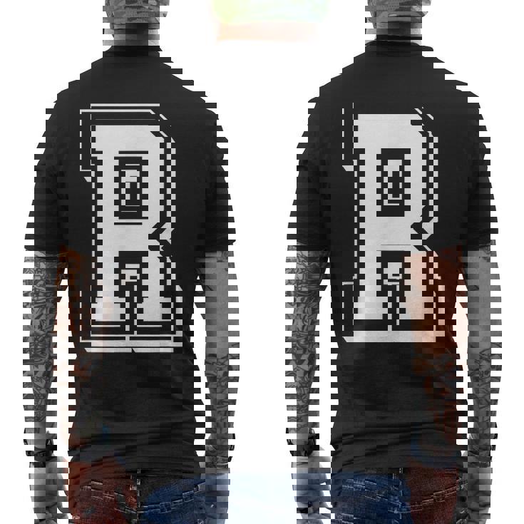 Best Friendshipseven Letters R From Friends メンズTシャツ バックプリント