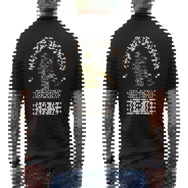 Best Soldiers Born In December Army Military Birthday Tank Top Men's Back Print T-Shirt