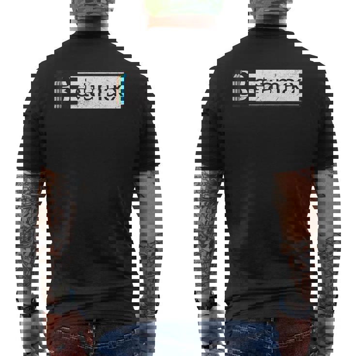 Betamaxideo Homeystemcr ノスタルジア メンズTシャツ バックプリント