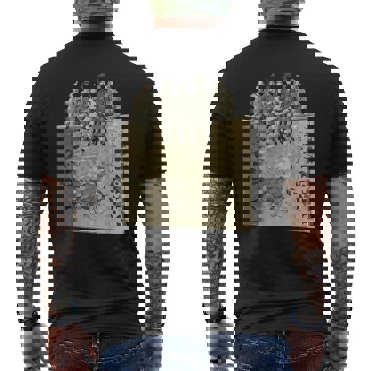 Big Oz Book オズの魔法使い ドロシー・トト ブリキの人 ライオン かかし メンズTシャツ バックプリント