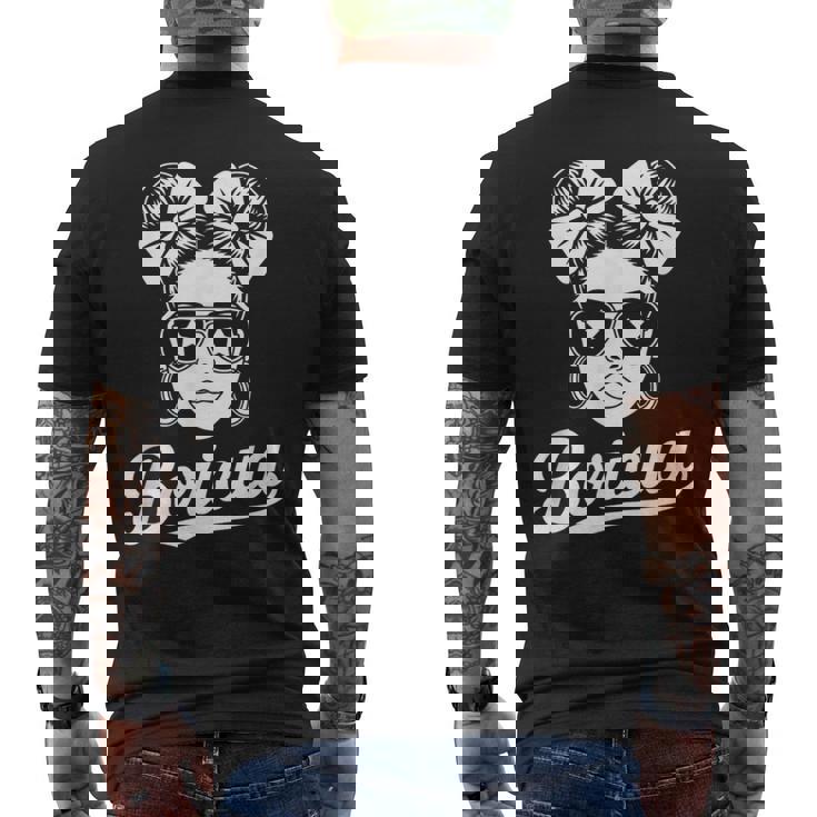 Boricua プエルトリコ ヒスパニック遺産 メンズTシャツ バックプリント