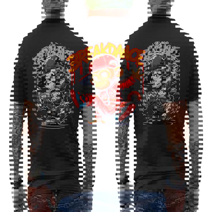 Breakdance ヒップホップ ダンス衣装 モンキー ブレイクダンス メンズTシャツ バックプリント