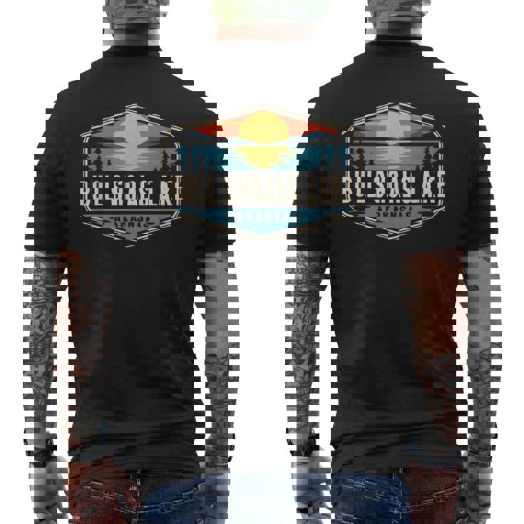 Bull Shoals Lake Arkansas Outdoors Vintage Men's Back Print T-Shirt