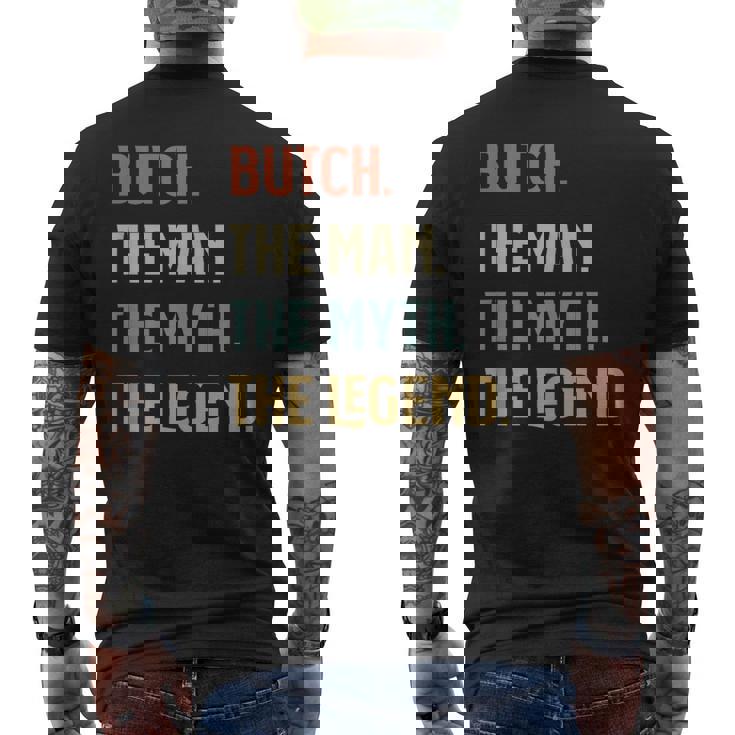 Butch The Man Myth And Legend ファニーネーム カスタマイズ可 メンズTシャツ バックプリント