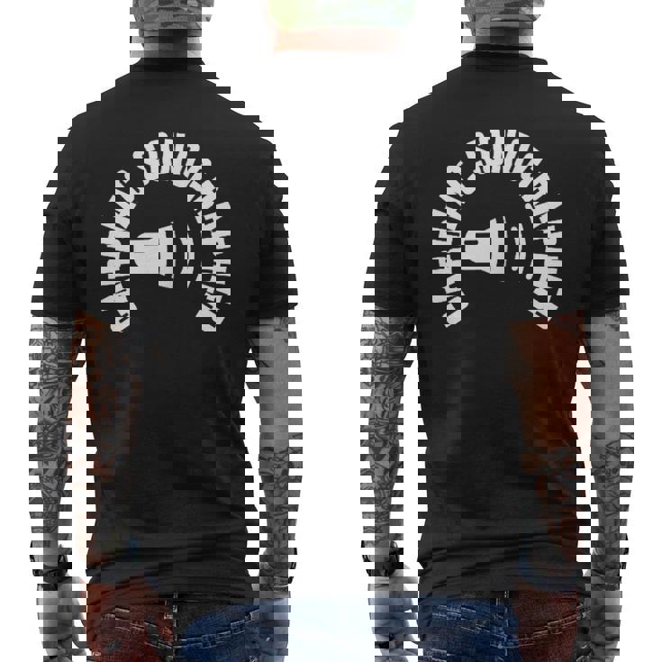 Cardicac 超音波検査技師 ポケットウェア 心臓血管技術者 メンズTシャツ バックプリント