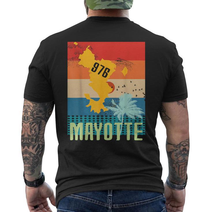 Carte De Mayotte 976 Idee Cadeauouvenir Pour Mahorais T-shirt imprimé au dos