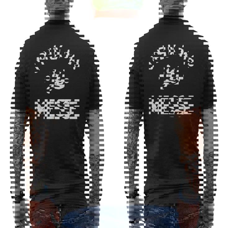 Catéchiste Humour Église Messe J'peux Pas J'ai Messe T-shirt imprimé au dos