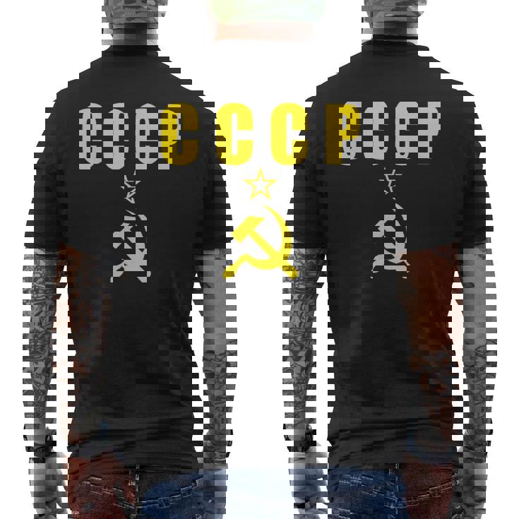 Cccp Urss Unionoviétiqueintagetyle Guerre Froide T-shirt imprimé au dos