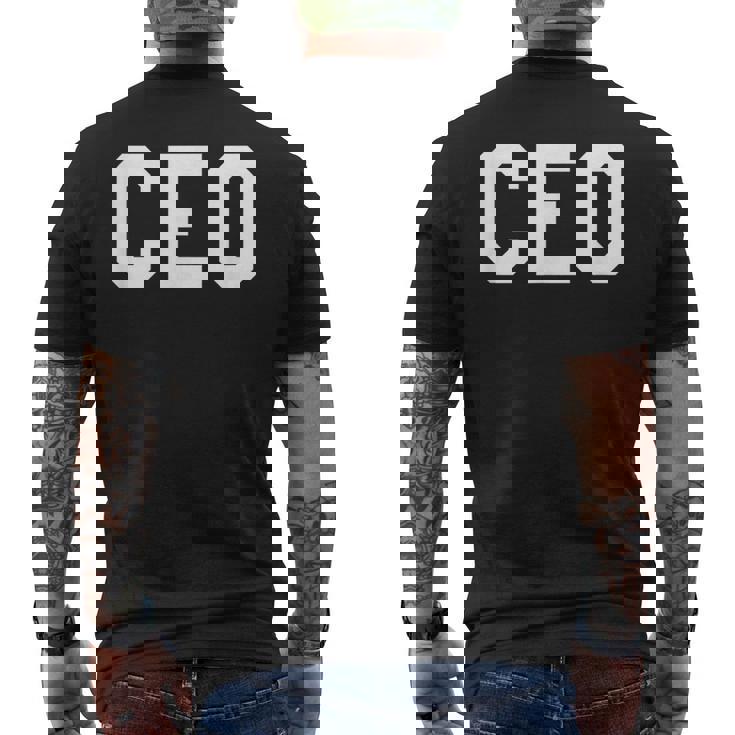 Ceo 最高経営責任者 ボス メンズTシャツ バックプリント