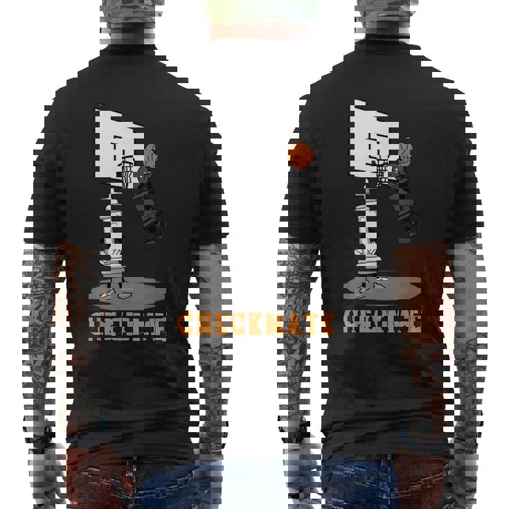 Checkmate Pawn Defeat King In Basketball チェスtシャツ メンズTシャツ バックプリント