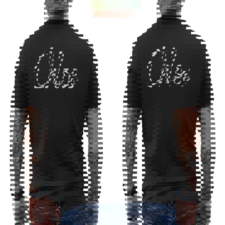 Chloe ファーストネームデザイン メンズTシャツ バックプリント