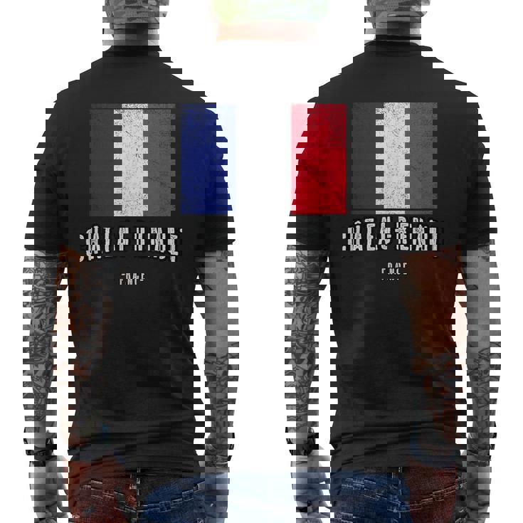 Château-Renault France メンズTシャツ バックプリント