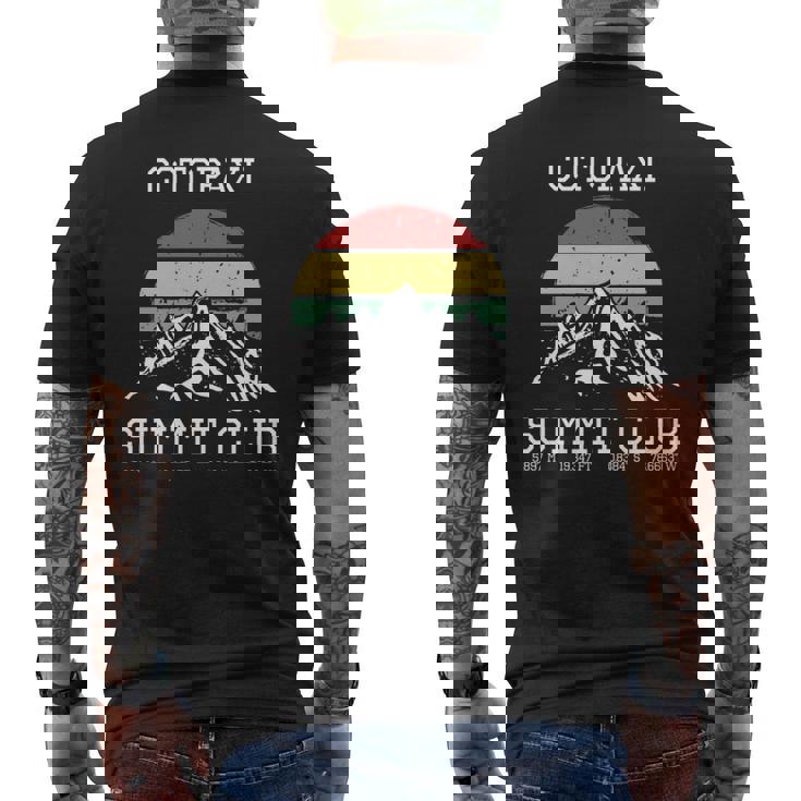 I Climbed Cotopaxiummit Club ハイキング エクアドルハイキング 長袖tシャツ メンズTシャツ バックプリント