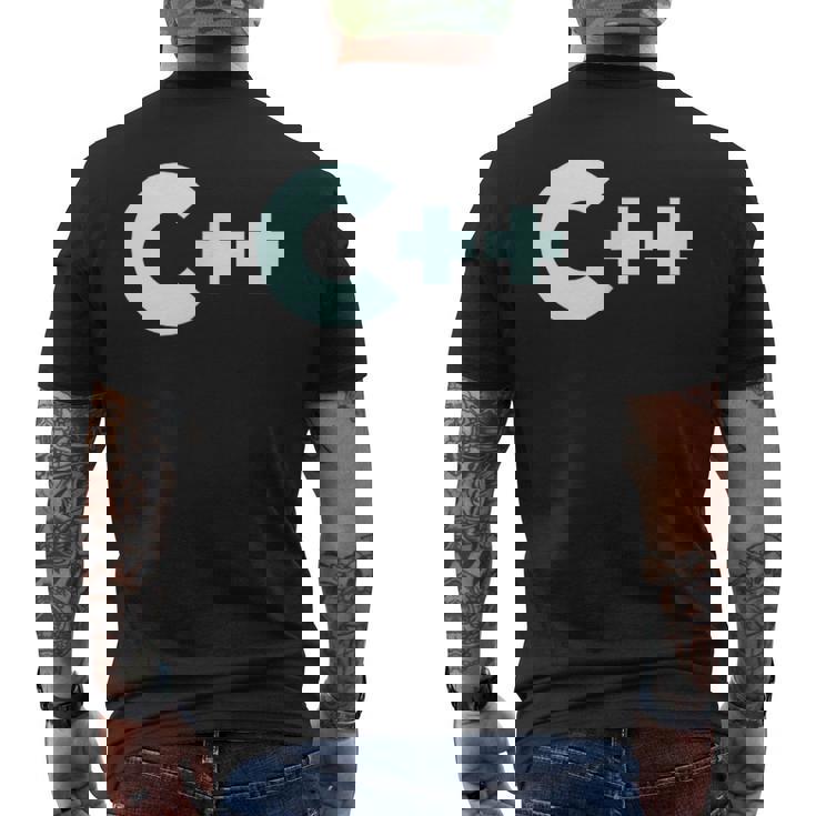 Cプログラマーティー コンピューター開発者 メンズTシャツ バックプリント