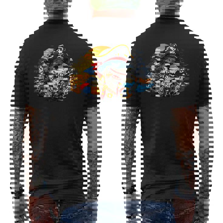 Dads Piratehark グラフィック 漫画 海 アドベンチャーシャツ メンズTシャツ バックプリント