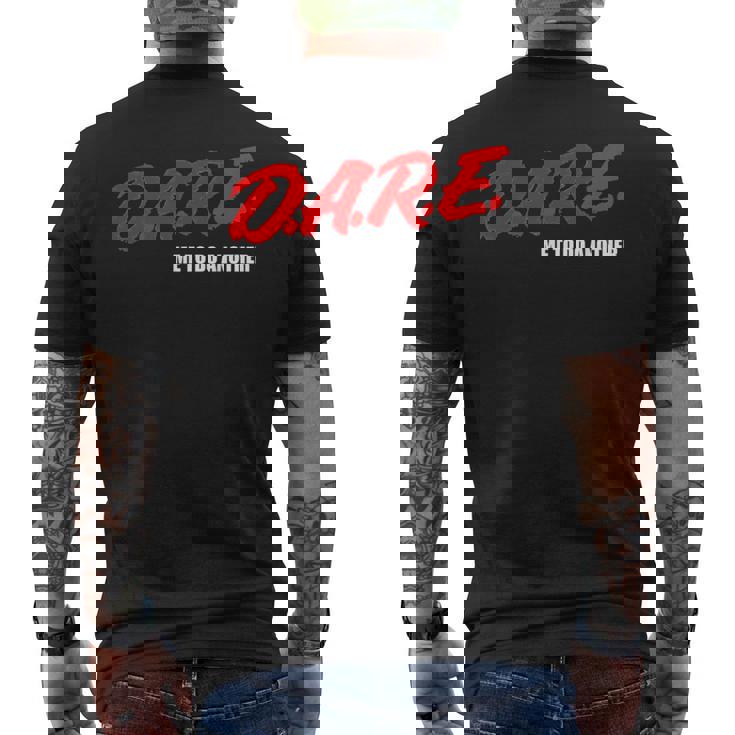 DARE Me To Do Another Meme メンズTシャツ バックプリント