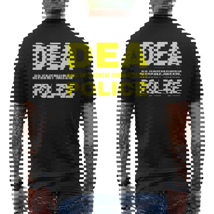 Dea 警察官 麻薬取締局 フロントプリント 長袖tシャツ メンズTシャツ バックプリント