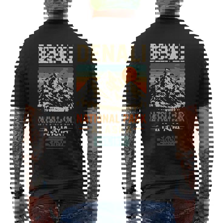 Denali National Park Alaska Est 1917 Men's Back Print T-Shirt