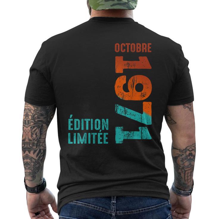 Depuis Octobre 1971 Année 1971 Rétro 1971Intage 1971 T-shirt imprimé au dos