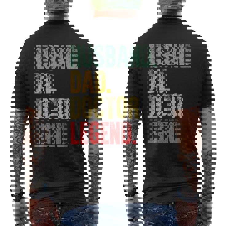 Divertente Camiciaintage Marito Papà Medico Leggenda Retrò T-shirt da uomo con stampa posteriore