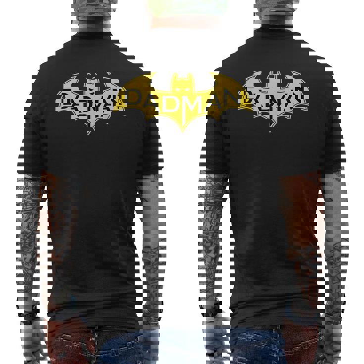 Divertente Papà Regalo Di Compleanno Uomo Idea Dadman T-shirt da uomo con stampa posteriore