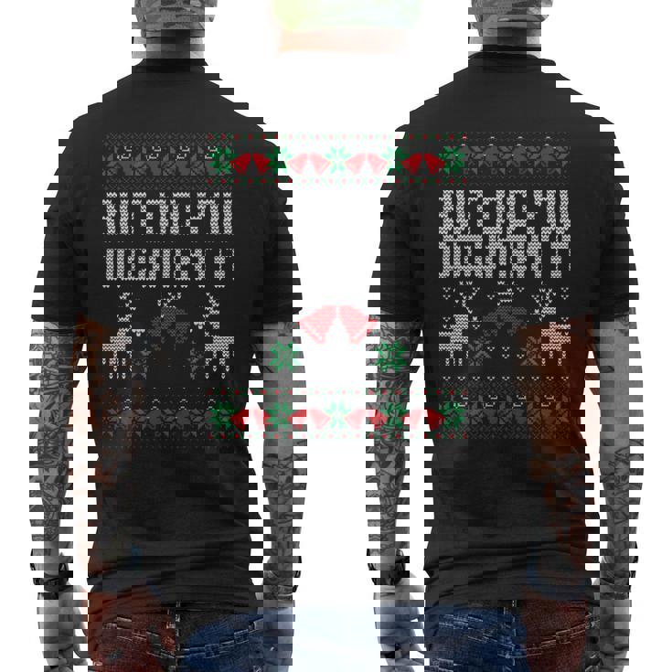 But Did You Document It Office Christmas Ugly Sweater Men's Back Print T-Shirt