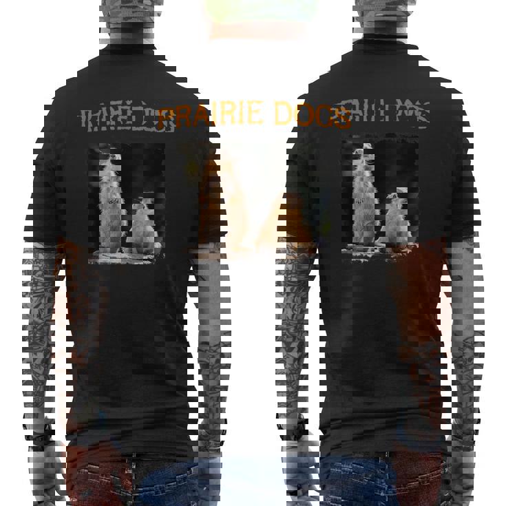 Dog In Love プレーリードッグ オッドカップル メンズTシャツ バックプリント