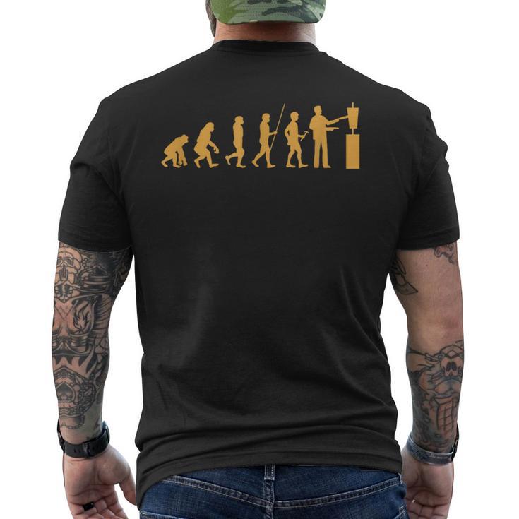 Donateur Kebab Évolution Rôtisserie Pita Pain Plat Cadeau T-shirt imprimé au dos