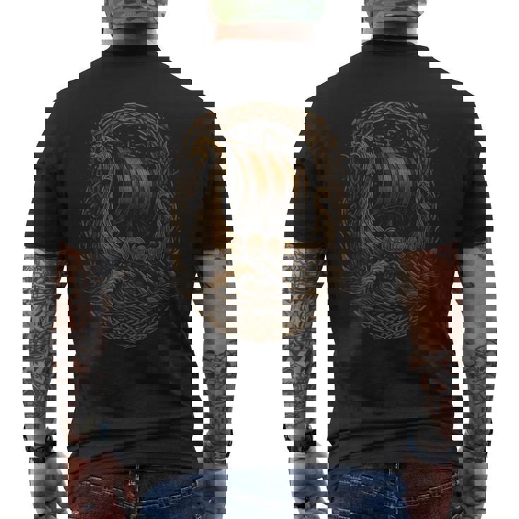 Drakkar Bateauiking Runesalhalla Mythologieiking T-shirt imprimé au dos