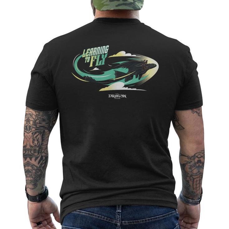 Dreamworks ヒックとドラゴン Toothless Learning To Fly メンズTシャツ バックプリント