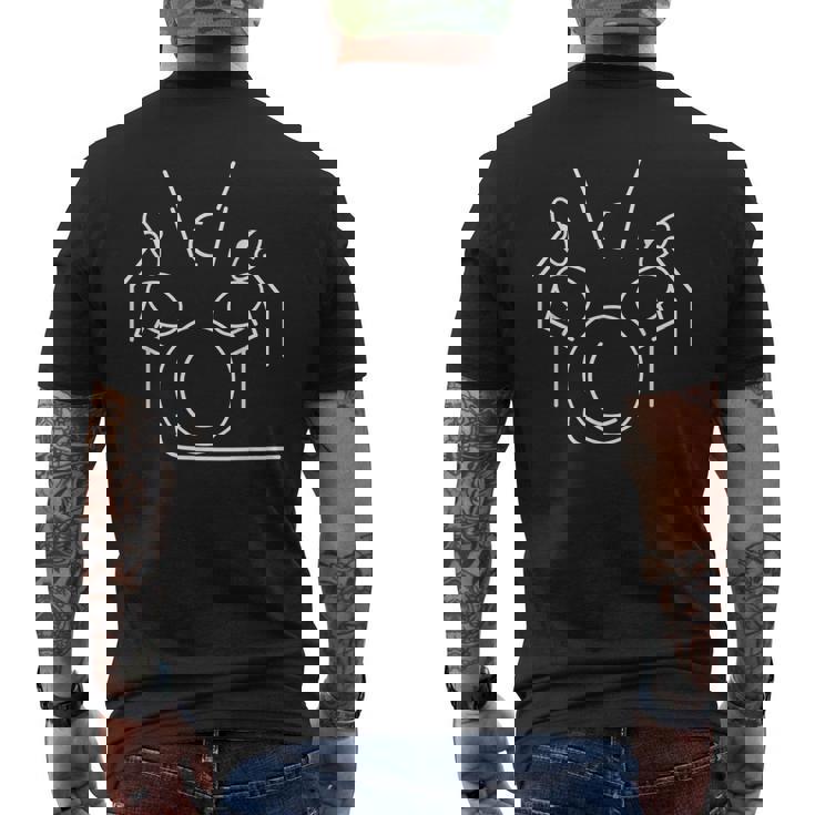 Drum Life ミュージシャン 打楽器 プレーヤー ドラマー メンズTシャツ バックプリント