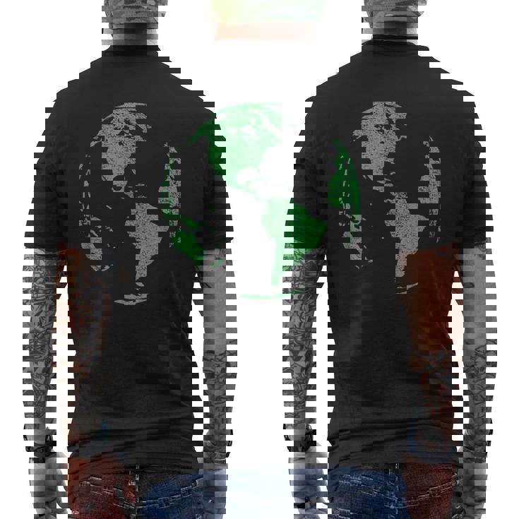 Earth Dayave Our Planet Climate Change 地球儀 世界地図 メンズTシャツ バックプリント