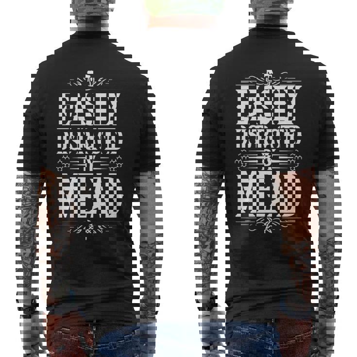 Easy Distracted By Mead 長袖tシャツ メンズTシャツ バックプリント